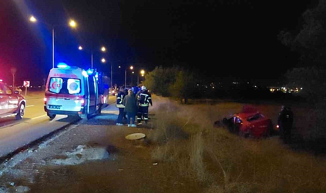 Gece saatlerinde meydana gelen trafik kazasında 1 kişi hayatını kaybetti