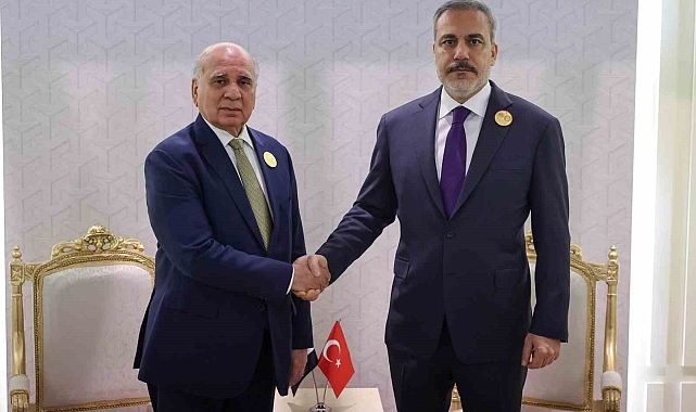 Hakan Fidan, Iraklı mevkidaşı Hüseyin ile görüştü