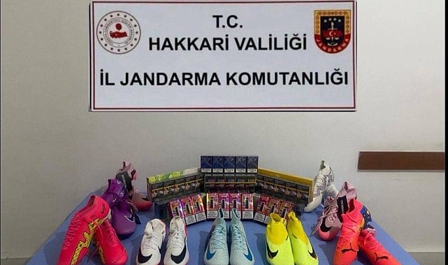 Hakkari&#039;de gümrük kaçağı malzemeler ele geçirildi