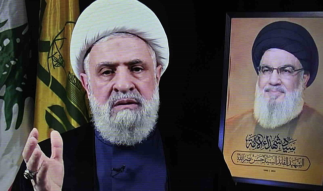 Hizbullah lideri Kasım: &quot;İsrail, anlaşma yoluyla savaş alanında elde edemediklerini elde edebileceğine inandı, ancak bu imkansız&quot;