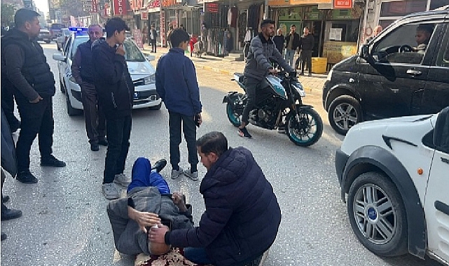 Iğdır&#039;da karşıdan karşıya geçen yaşlı adama otomobil çarptı!