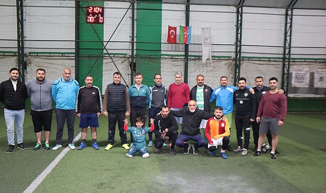 Iğdır İl Özel İdaresi personelleri halı saha maçında bir araya geldi