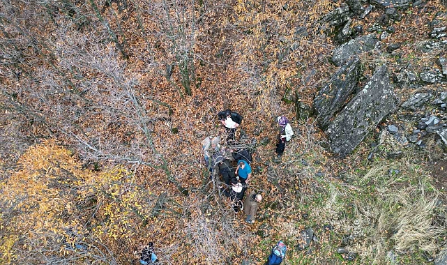 İhlas Haber Ajansı muhabirinin kaldırdığı dron baygın çobanı buldu