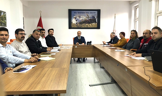 İl Tarım Müdürlüğünde istişare ve değerlendirme toplantısı düzenlendi