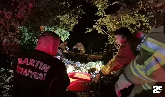 Irmak yatağına düşen alkollü şahsı polisin dikkati kurtardı