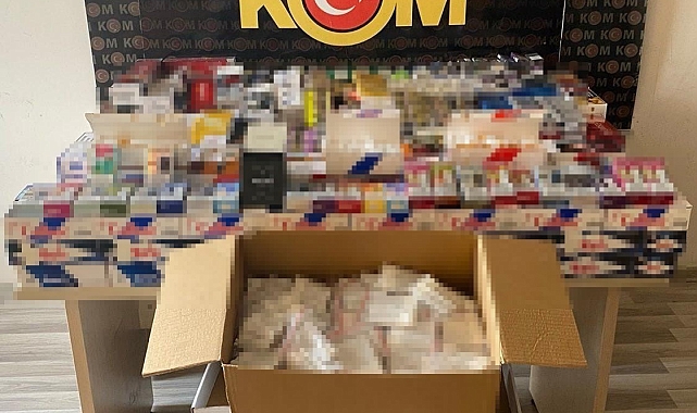 Kaçak tütün operasyonunda 8 kişi gözaltına alındı