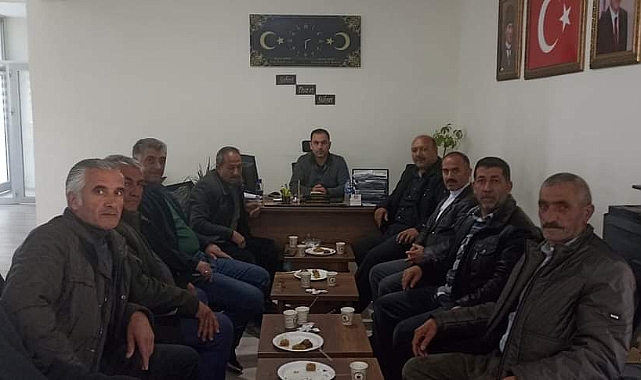 KADİM AŞİRETLER FEDERASYONUNDAN MUHTARLAR DERNEĞİNE HAYIRLI OLSUN ZİYARETİ