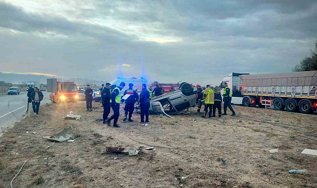 Kocasını ziyaret etti dönüş yolunda geçirdiği kazada öldü
