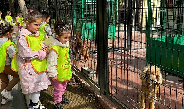 Küçük hayvanseverlerden can dostlarına ziyaret