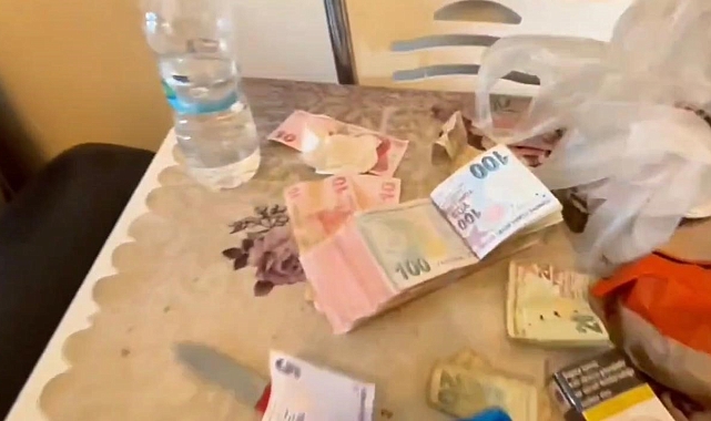 Markette uyuşturucu alışverişi yaptılar