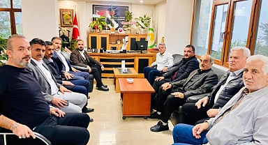 MHP Iğdır İl Başkanı Ateş’ten Sulama Birliği Başkanı Karabacak’a hayırlı olsun ziyareti