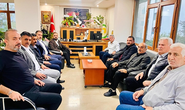 MHP Iğdır İl Başkanı Ateş’ten Sulama Birliği Başkanı Karabacak’a hayırlı olsun ziyareti