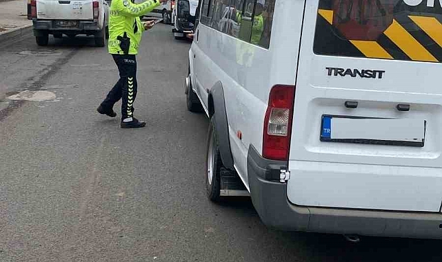 Okul servisleri denetlendi