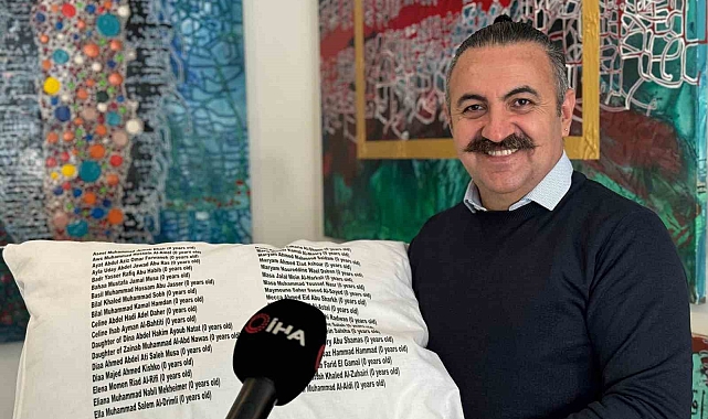 Savaşta yaşamını yitiren çocukların isimleri yastıklarda yaşatılıyor