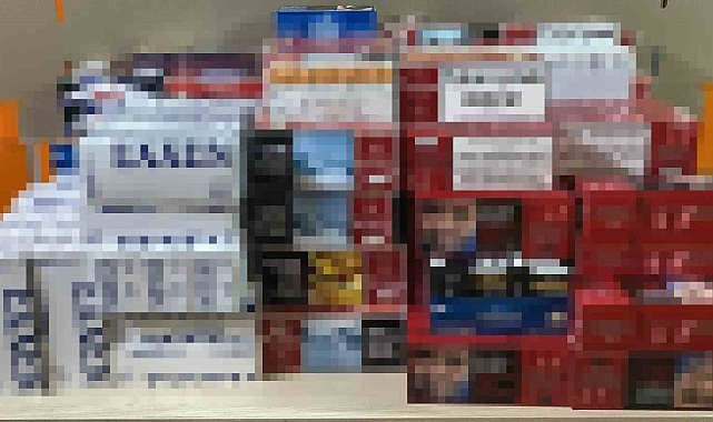 Sutanbeyli&#039;de kaçak sigara operasyonu