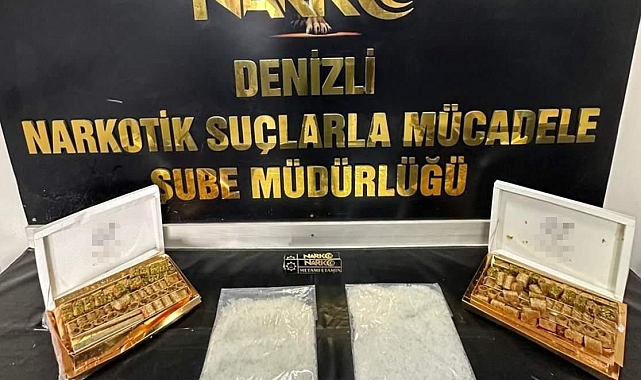 Tatlı kutuların içinden uyuşturucu çıktı
