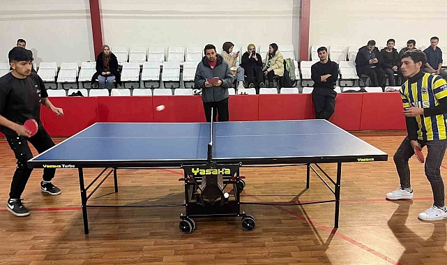 Tekman&#039;da bu kez masa tenisi heyecanı yaşanıyor