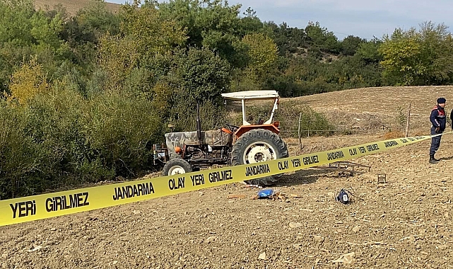 Traktörün altında kalan bir kişi can verdi