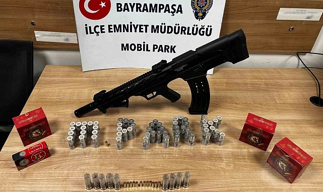 Uzun namlulu silahla defalarca havaya ateş açtı