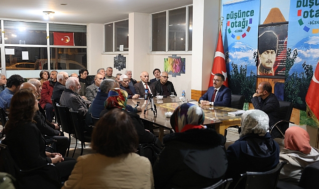 Vali Turan Düşünce Otağı’nın konuğu oldu