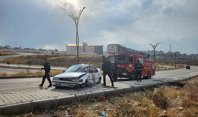 Van&#039;da trafik kazası meydana geldi