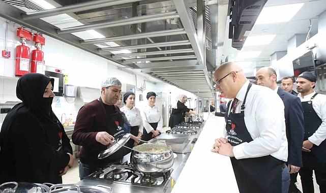 Yöresel yemekleri lezzet yarışında sergilendi