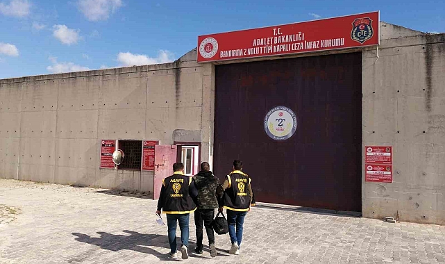 22 yıl kesinleşmiş hapis cezası bulunan şahsı yakaladı