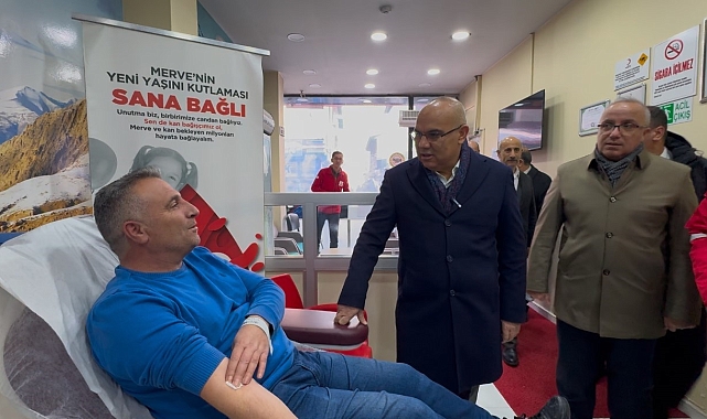 Ağrı Valisi Koç&#039;tan Kan Bağışına Örnek Bir Davranış