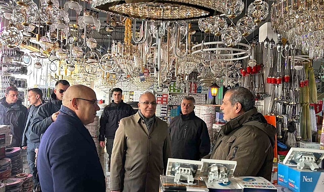 Ağrı Valisi Mustafa Koç, Esnaf ve Vatandaşlarla Buluştu