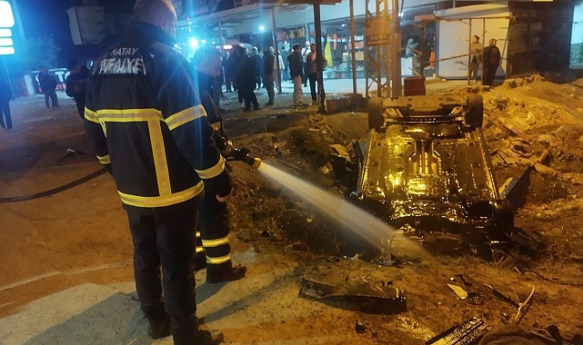 Antakya&#039;da Meydana Gelen Trafik Kazasında 5 Kişi Yaralandı
