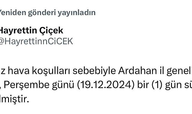 Ardahan&#039;da eğitime kar engeli