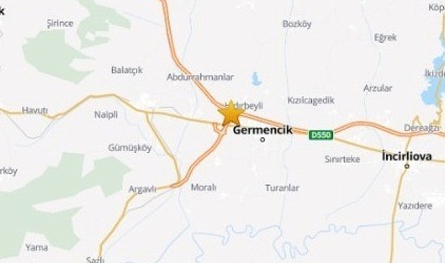 Aydın&#039;da 4 büyüklüğünde deprem meydana geldi