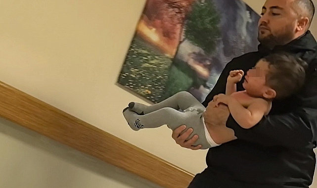 Bebeğin üzerine kaynar su döküldü