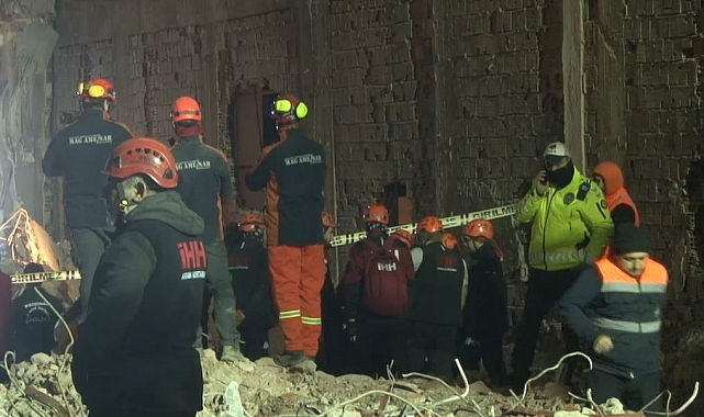 Çöken binada enkaz altında kalan işçinin cansız bedenine ulaşıldı