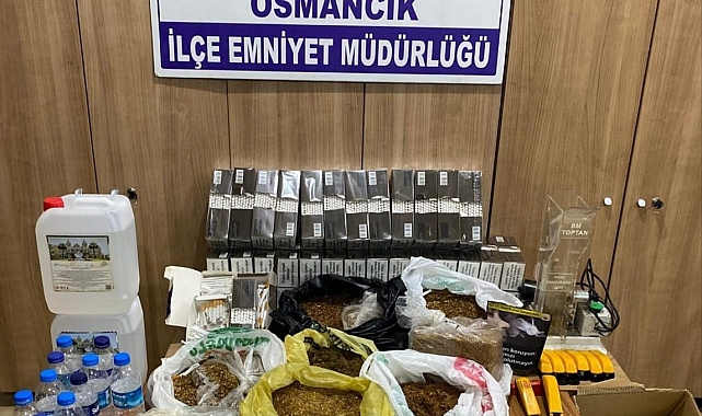 Çorum polisi, 8 bin 600 makaron ele geçiridi