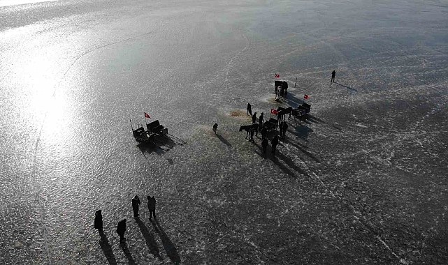 Dörtnala atlı kızak keyfi