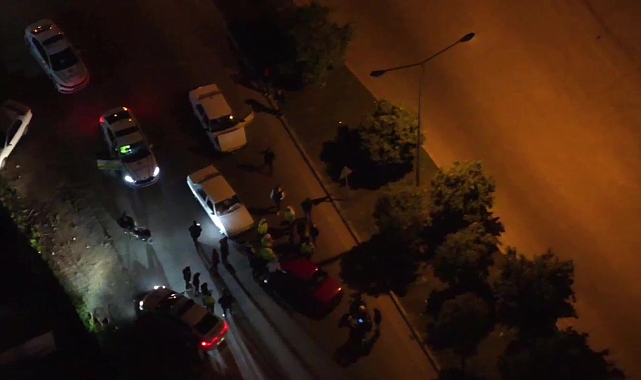 Drift atan sokak yarışı düzenleyen kişilere baskın düzenlendi