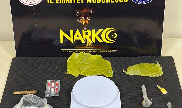 Düzce&#039;de Uyuşturucu Operasyonu: 2 Tutuklama