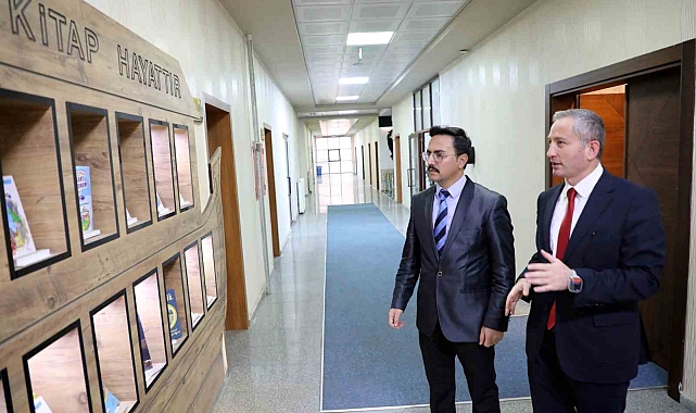 Erkan Seydibey&#039;den Milli Eğitim Müdürü Kökrek&#039;e ziyaret