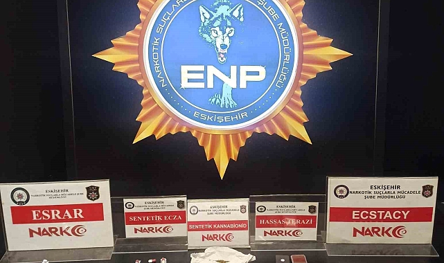 Eskişehir&#039;de, uyuşturucu operasyonunda yakalanan 3 şüpheli tutuklandı