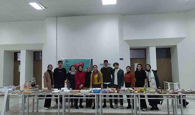 Fırat Üniversitesinde hemşirelik bölümü öğrencilerinden köy okullarına destek