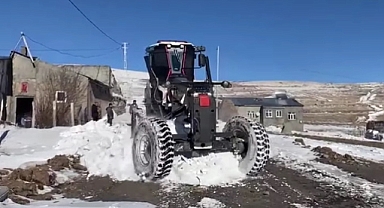Iğdır'da Karla Kapanan Köy Yolları Ulaşıma Açıldı