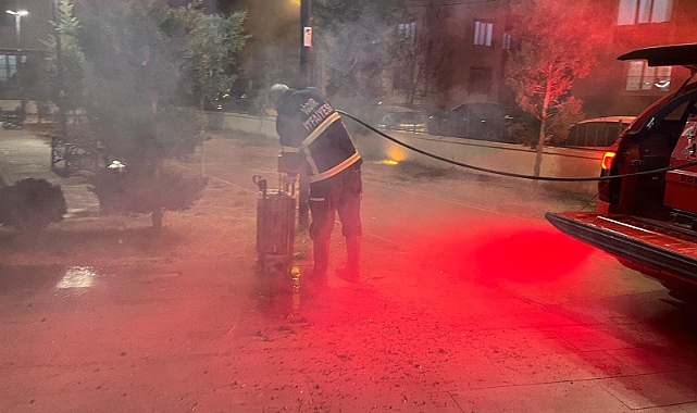 Iğdır'da Parklardaki Çöp Kovaları Yakıldı