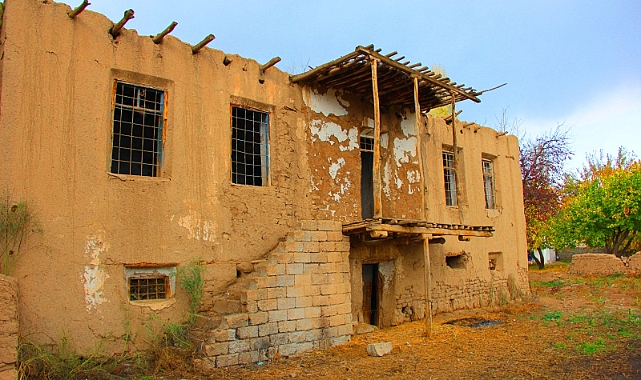 Iğdır'da Yöresel Eski Balağana Evler Tarihe Meydan Okuyor