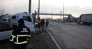 Iğdır'daki trafik kazasında 2 kişi yaralandı