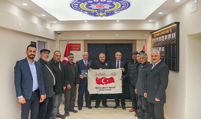 Iğdır Şehit Aileleri Derneği Başkanı, İl Emniyet Müdürünü Ziyaret Etti