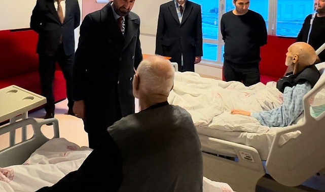 İlhami Yıldız&#039;dan hastane ziyareti