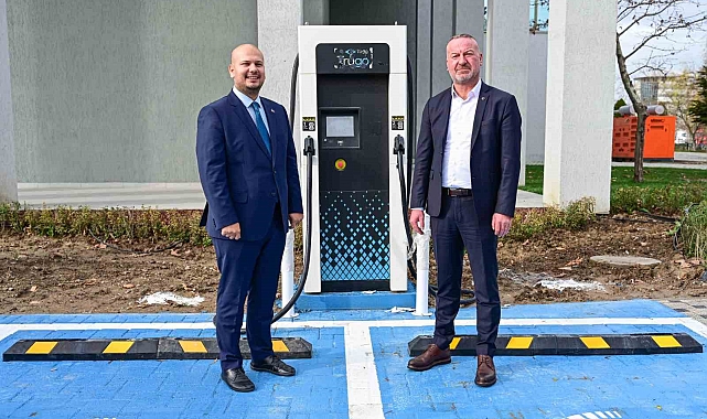 Karacabey&#039;de Elektrikli Araç Şarj İstasyonları Hizmete Girdi