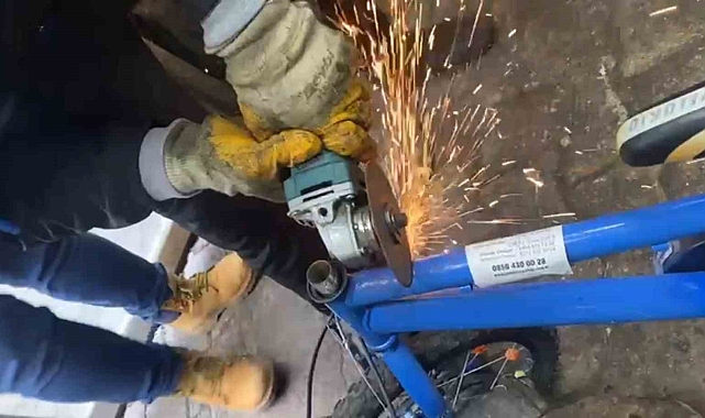 Kesilen bisikletin içinden uyuşturucu çıktı : 2 gözaltı