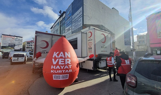 Kızılay Kan Toplama TIR&#039;ı Iğdır’da 430 Ünite Kan Topladı